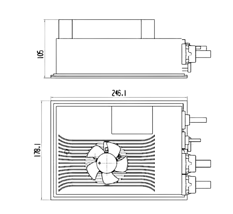 ゴルフカーおよびAWP 24100用の3KWオンボード充電器 