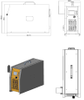 10KW IP 67 フォークリフト 200V45A 用の高い保護外部充電器